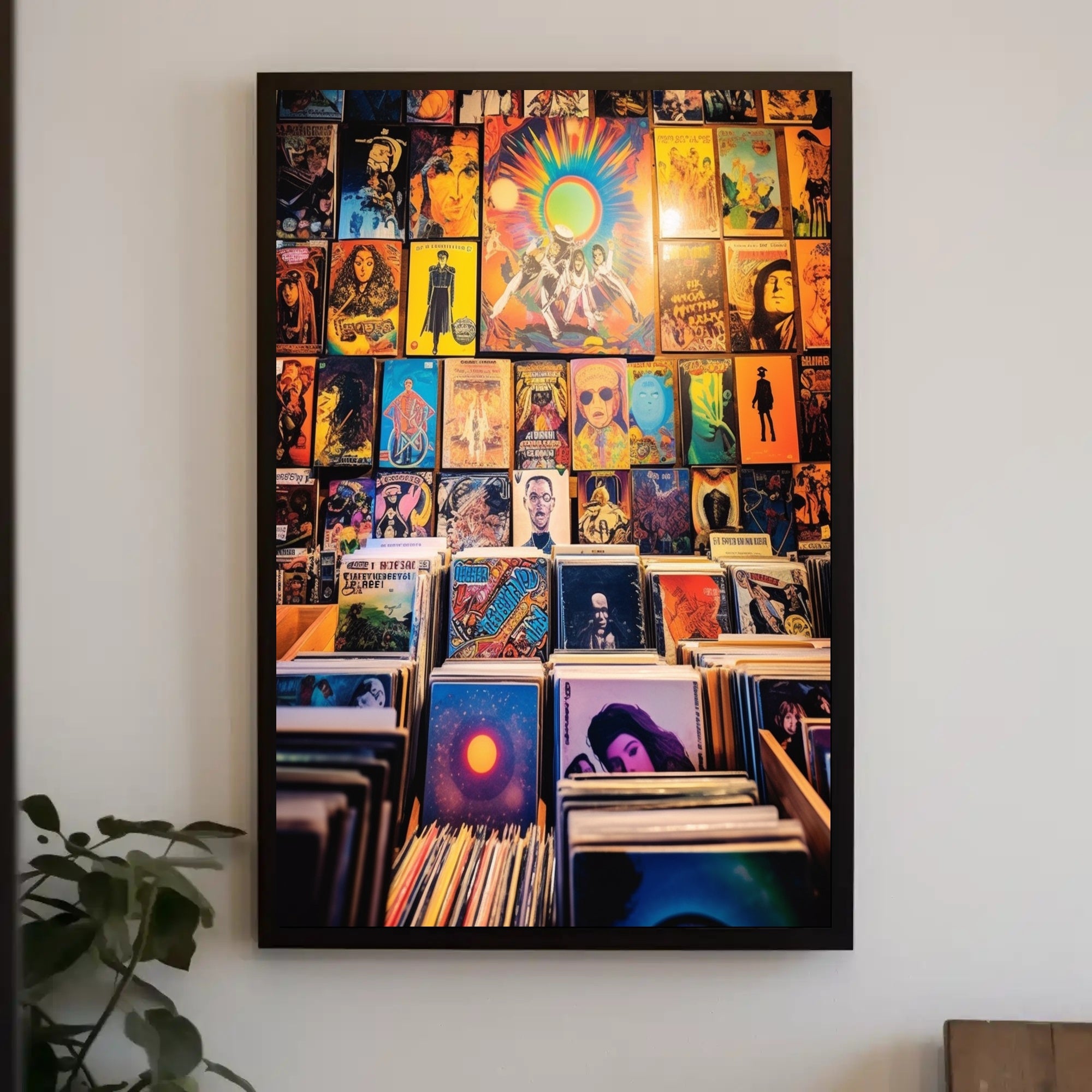 Vibrant Vinyl Collection Poster