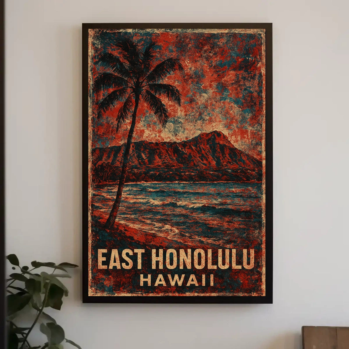 East Honolulu Hawaii Poster