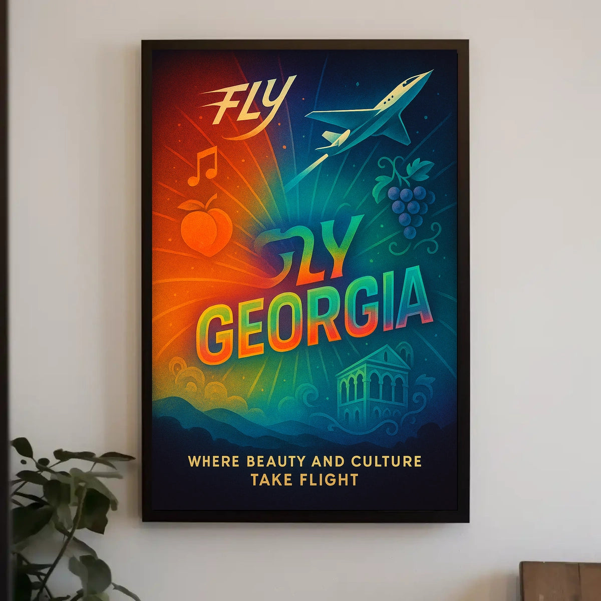 Fly Georgia Poster