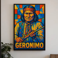 Geronimo Vibrant Tribute Poster