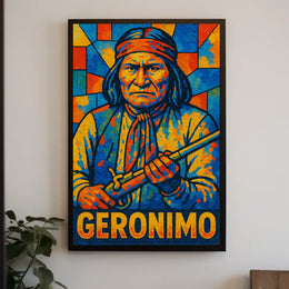 Geronimo Vibrant Tribute Poster