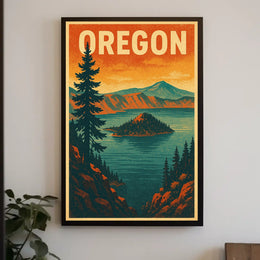 Oregon Scenic Poster