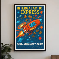 Intergalactic Express Poster PosterGoat