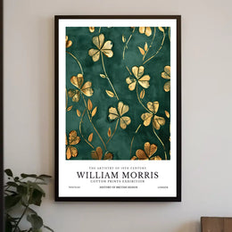 William Morris Cotton Prints Exhibition Poster