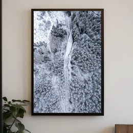 Winter Wonderland From Above Poster