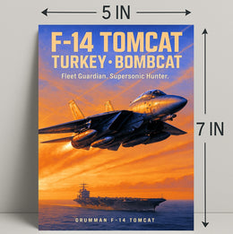 F-14 Tomcat Fleet Guardian Poster PosterGoat