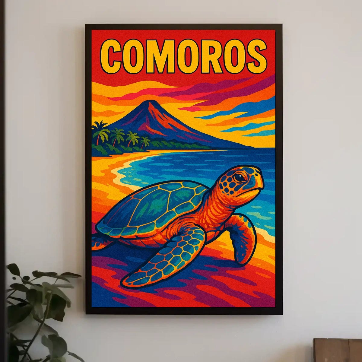 Comoros Coastal Beauty Poster