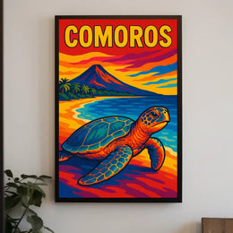 Comoros Coastal Beauty Poster