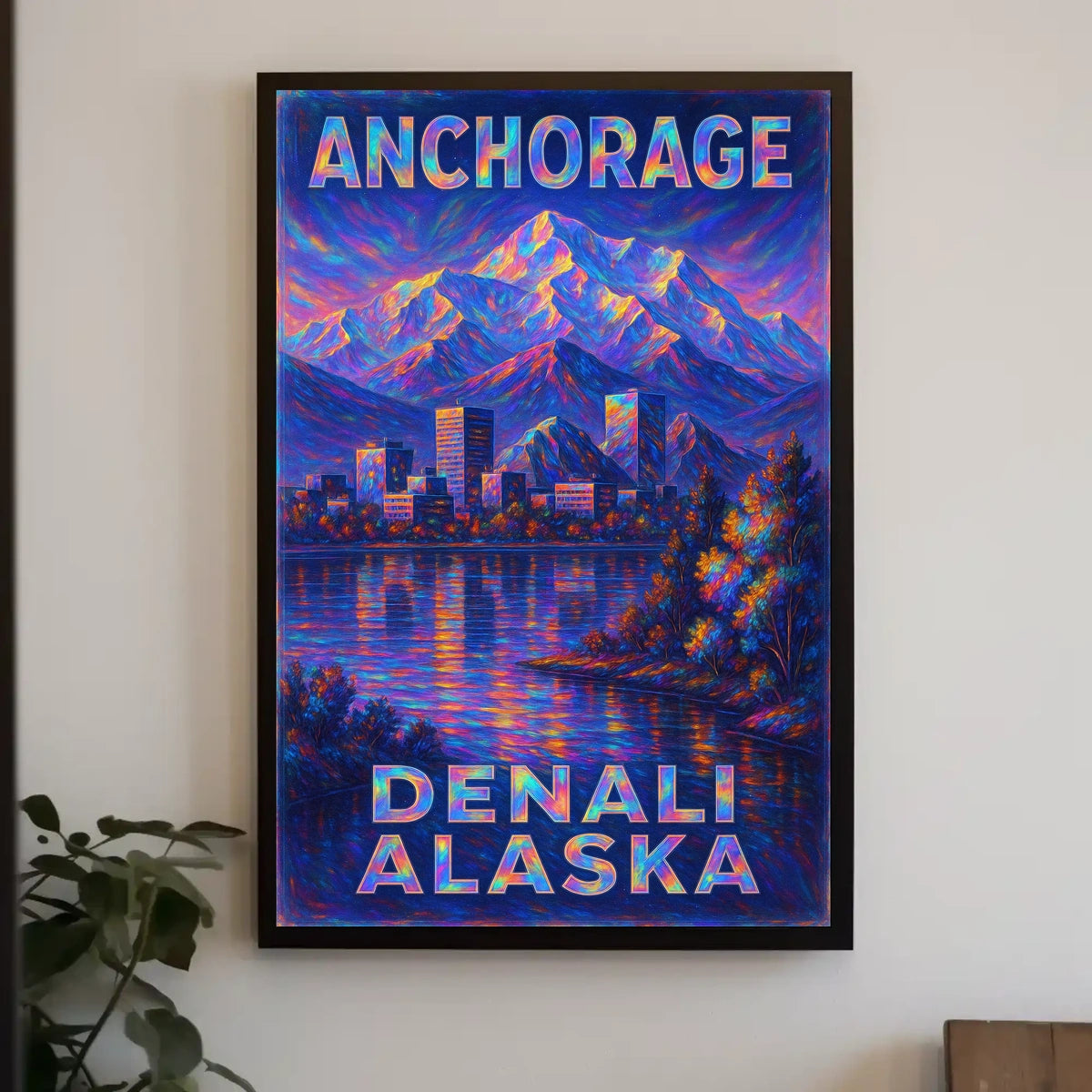Anchorage And Denali AlaskaS Majestic Poster
