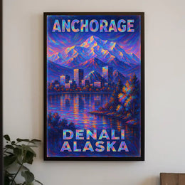 Anchorage And Denali AlaskaS Majestic Poster