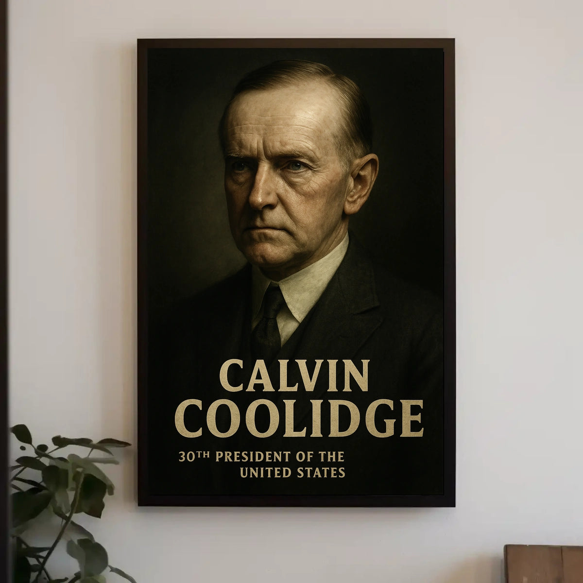 Calvin Coolidge 30th President Poster Wall Art Decor