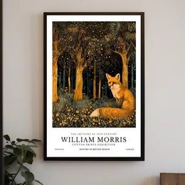 William Morris Exhibition Poster: Arts and Crafts Movement