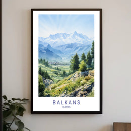 Balkans Albania Poster