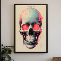 Technological Skull Poster