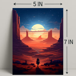 Journey Through The Desert Poster PosterGoat