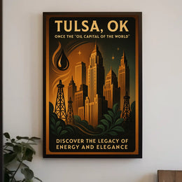 Tulsa, OK The Oil Capital Legacy Poster