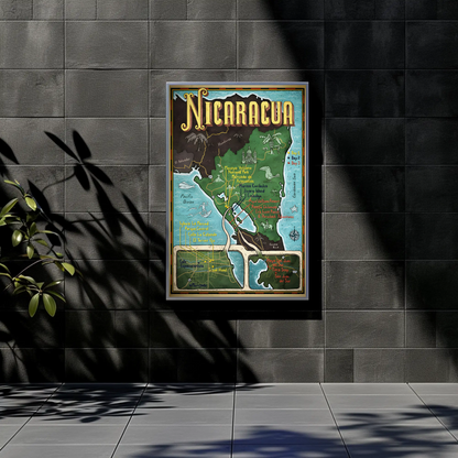 Nicaragua Travel Map