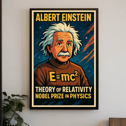 Albert Einstein Theory Of Relativity Poster