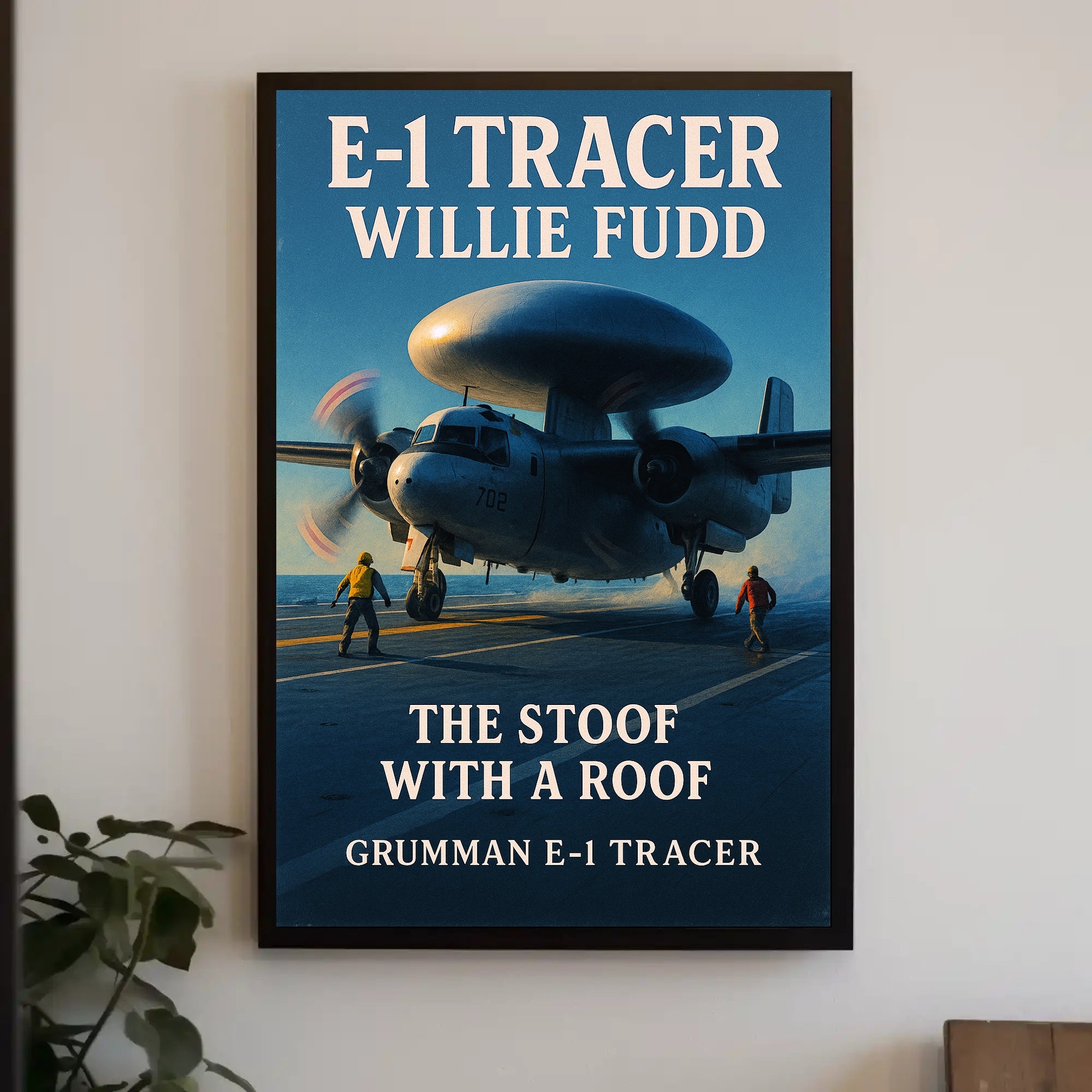 E-1 Tracer The Stoof with a Roof Poster PosterGoat