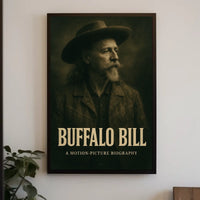 Buffalo Bill Old West Historical Recruitment Poster