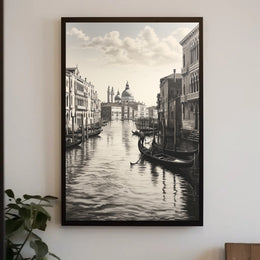 Venetian Canal Serenity Classic Travel Poster