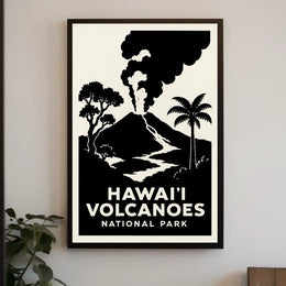HawaiI Volcanoes National Park Poster