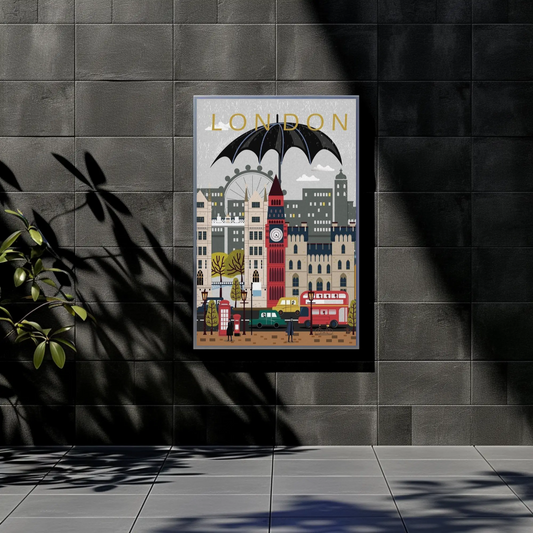 London - Classic Travel Poster