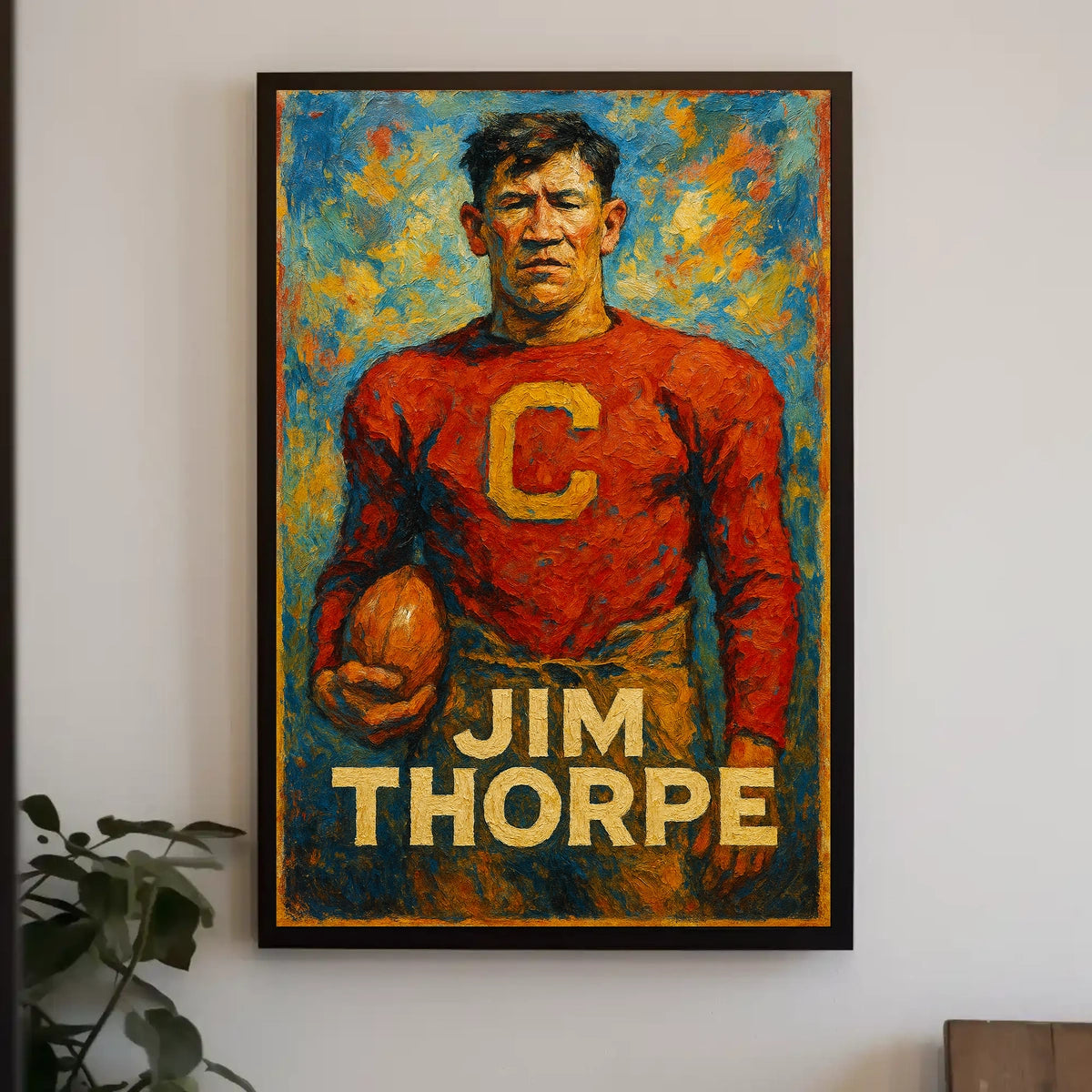 Jim Thorpe Portrait Poster