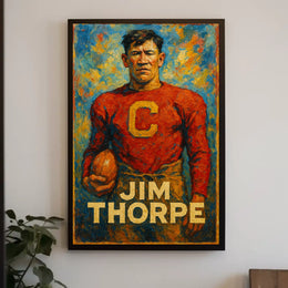 Jim Thorpe Portrait Poster