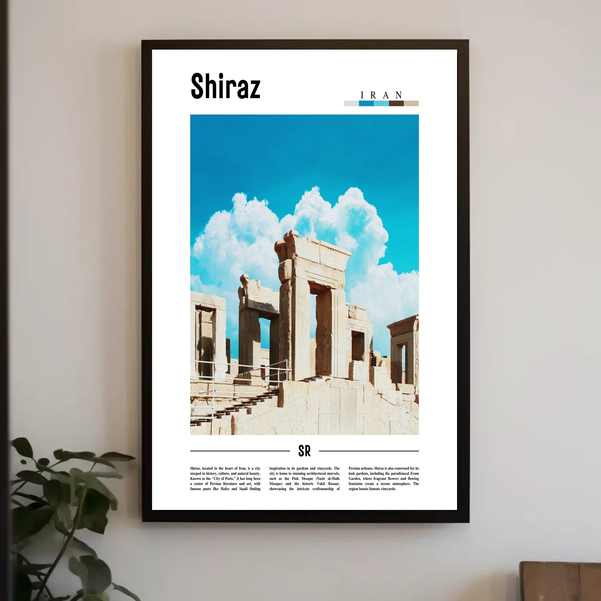 Shiraz Cultural Heritage Photorealistic Poster PosterGoat
