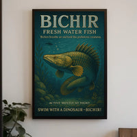 Swim With A Dinosaur Bichir Poster