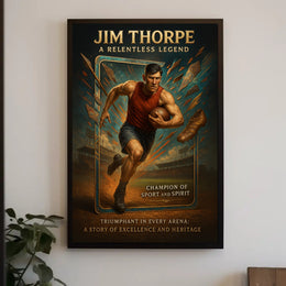 Jim Thorpe A Relentless Legend Poster