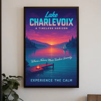 Lake Charlevoix A Timeless Horizon Poster