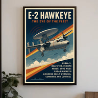 E-2 Hawkeye The Eye Of The Fleet Poster