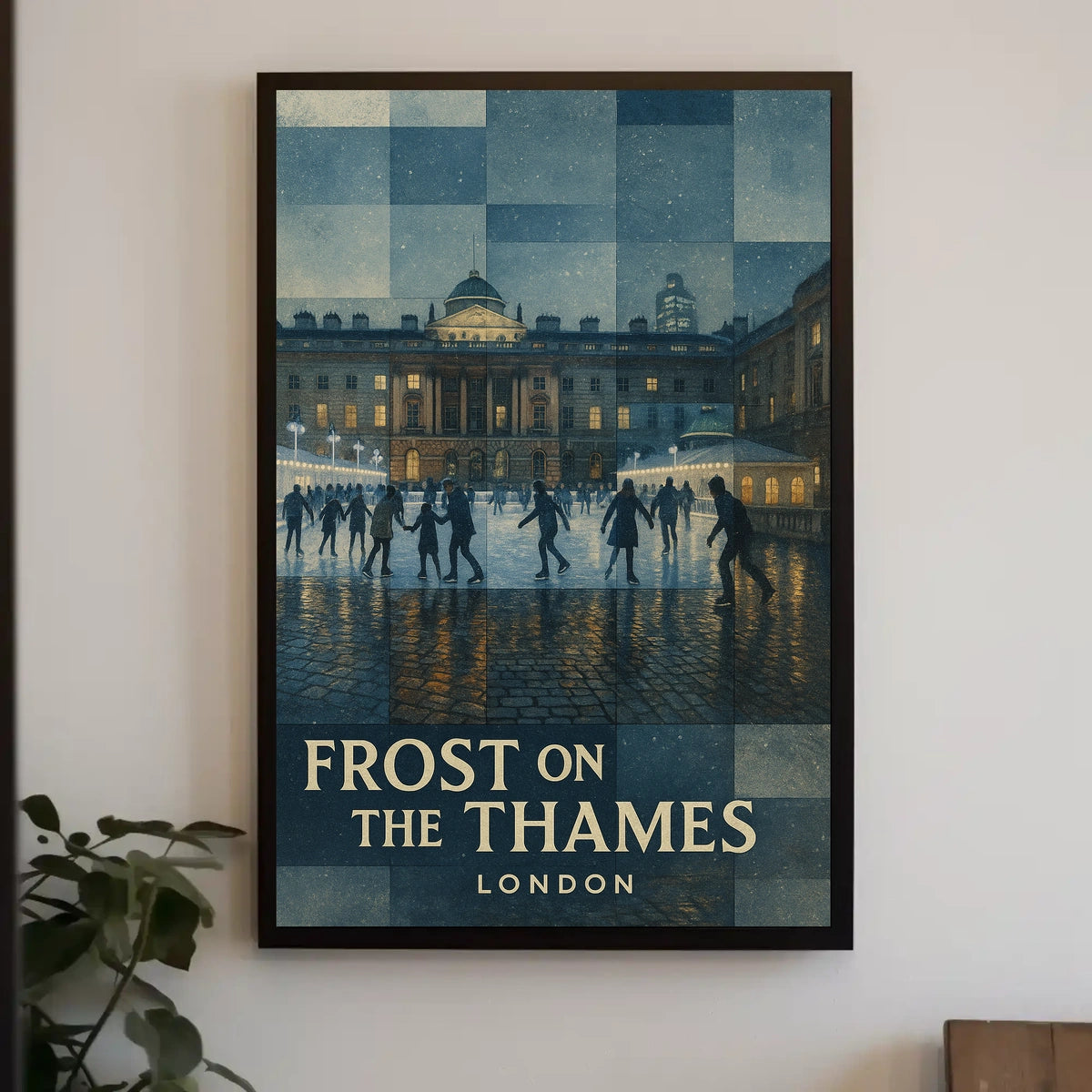 Frost On The Thames Poster