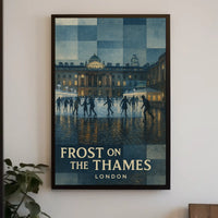 Frost On The Thames Poster