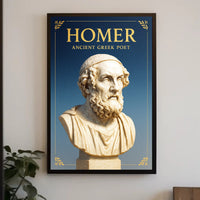 Homer Ancient Greek Poet Poster PosterGoat