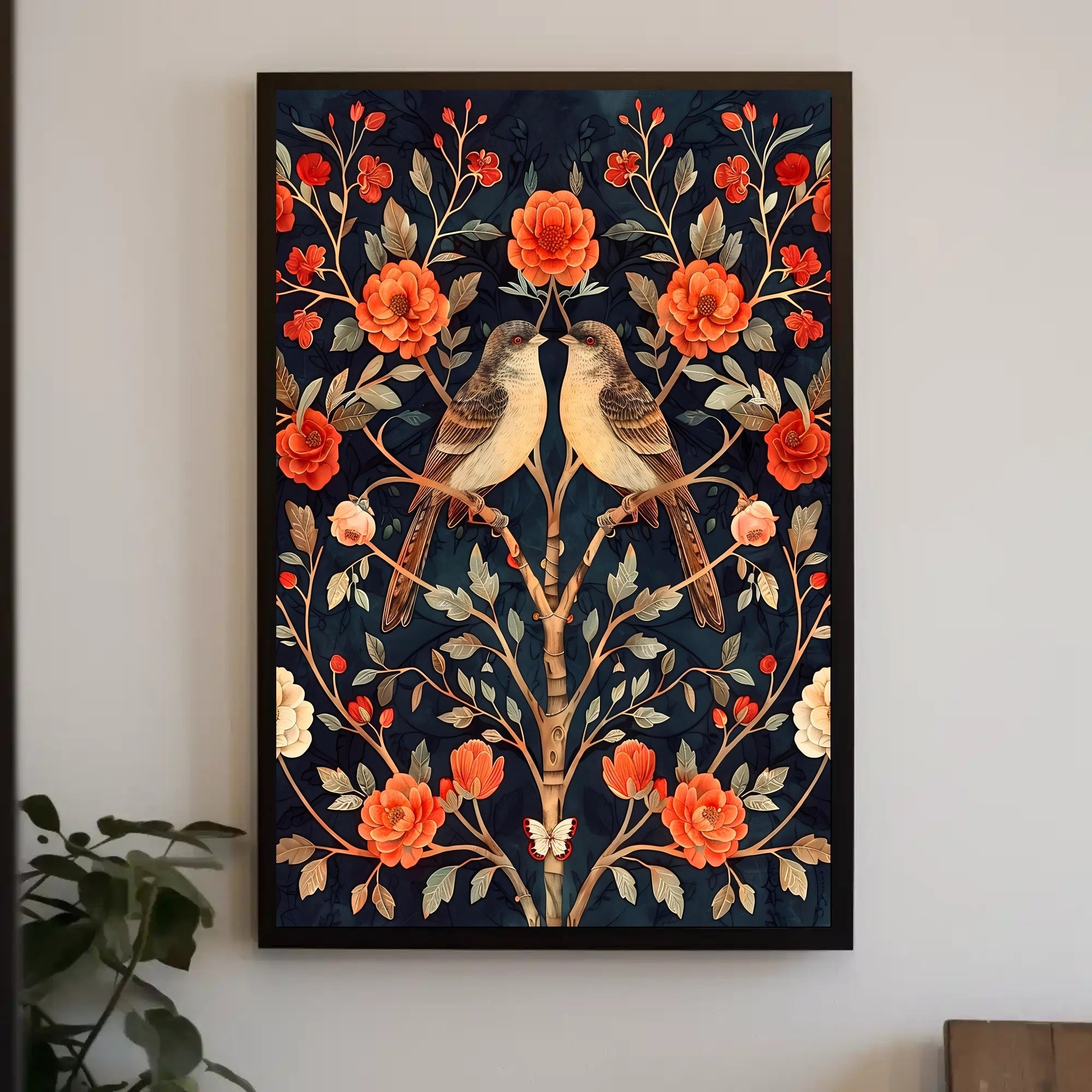 Floral Harmony Wall Art Print for Home Decor