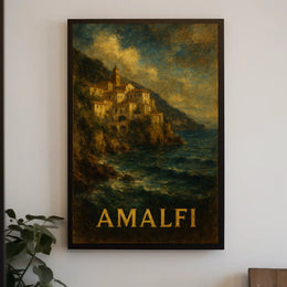Amalfi Coastline Poster