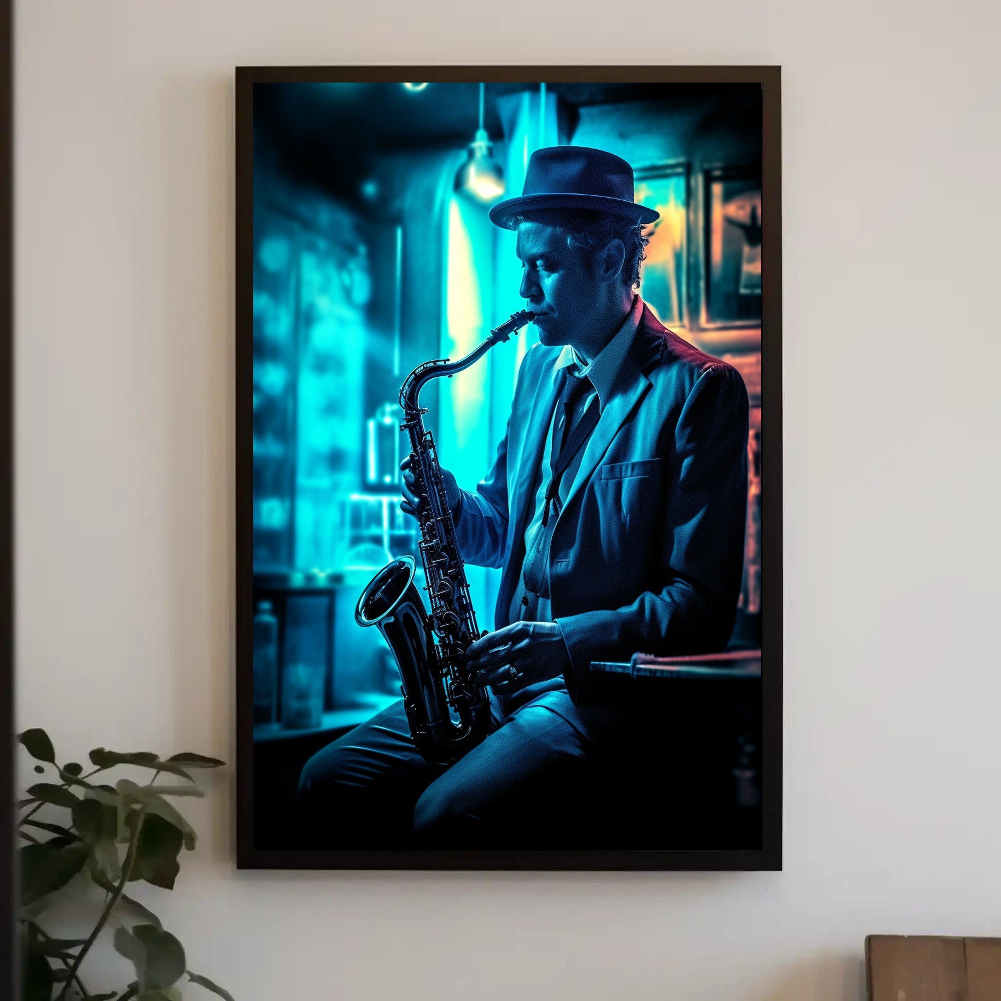 Saxophone Serenade Poster