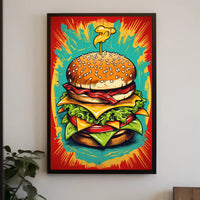 The Ultimate Burger Explosion Poster PosterGoat