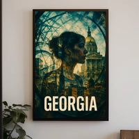 Georgia A Fusion of History and Modernity Poster