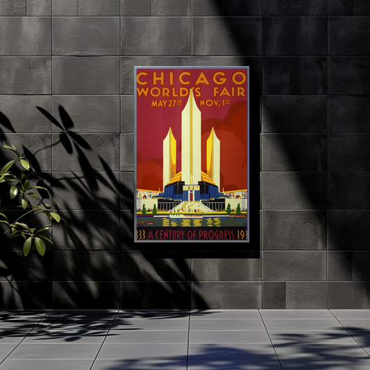 Chicago World's Fair Vintage Poster