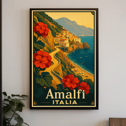 Amalfi Coast Italia Poster