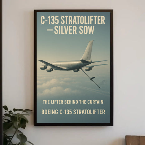 Boeing C-135 Stratolifter Cold War Military Recruitment Poster