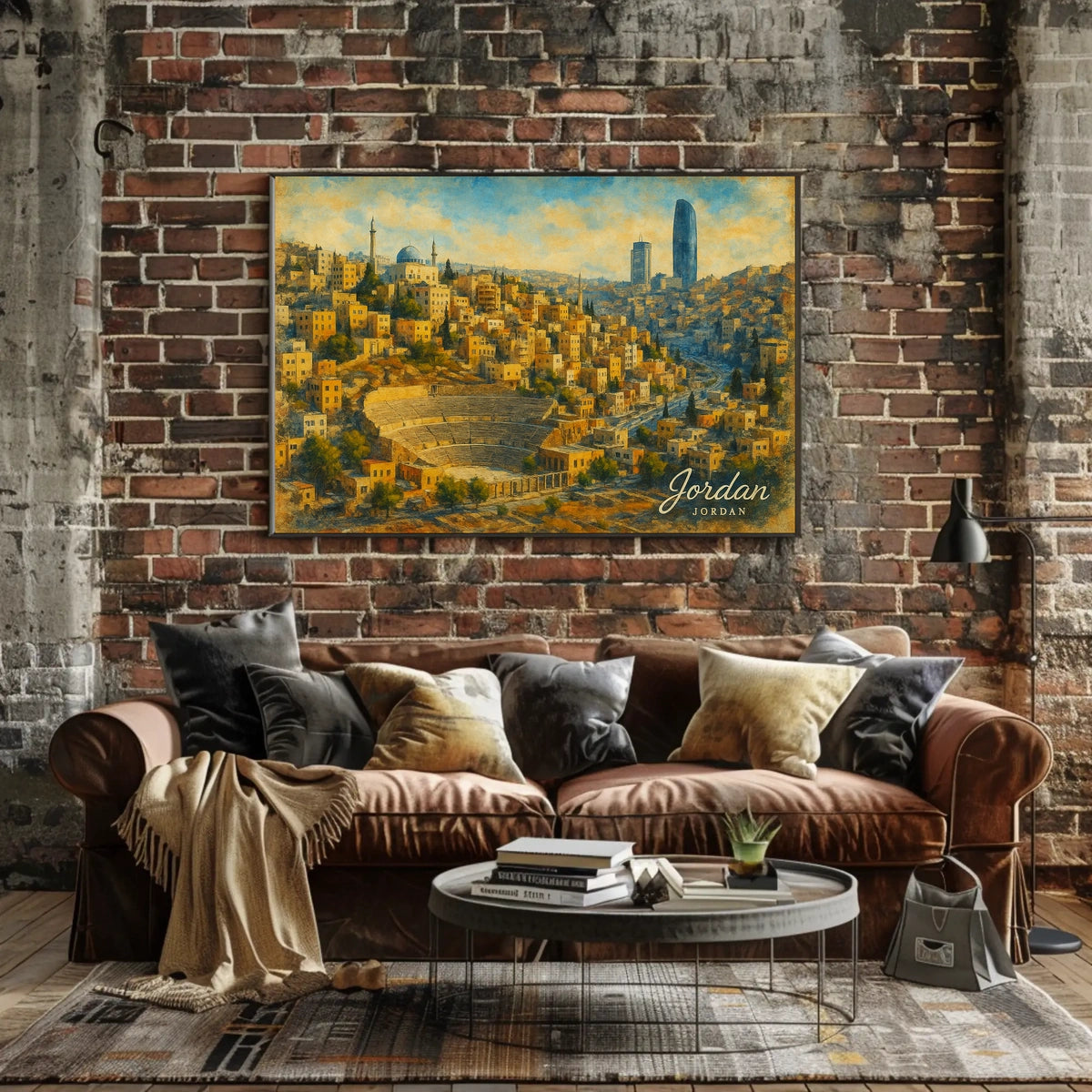 Amman Cityscape Poster