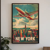 Vintage New York Aviation Poster