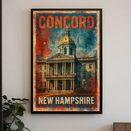 Concord, New Hampshire Poster