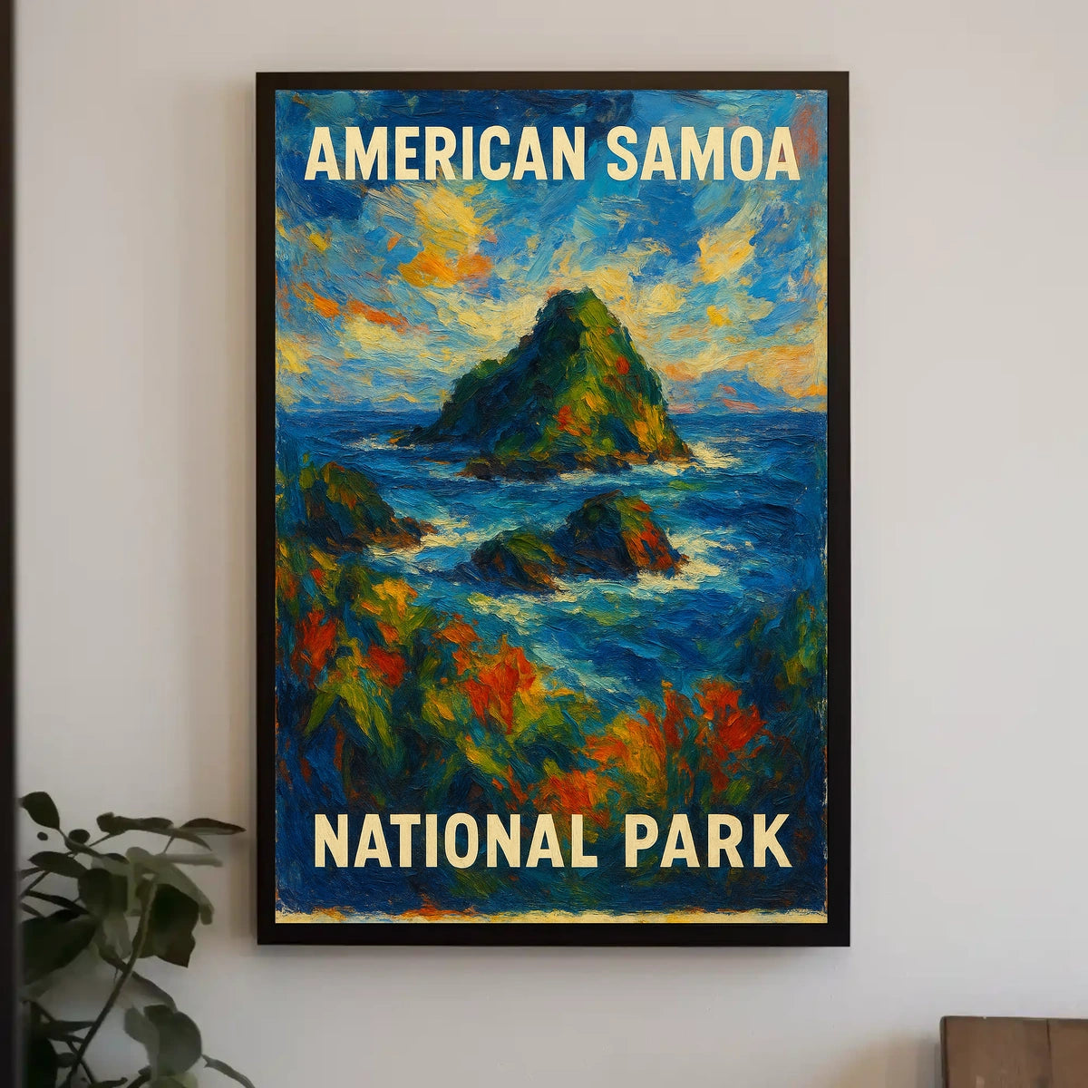 American Samoa National Park Scenic Wanderlust Poster