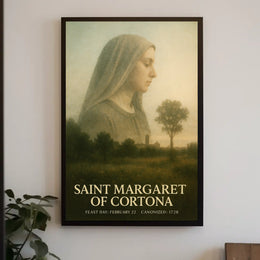 Saint Margaret Of Cortona Poster
